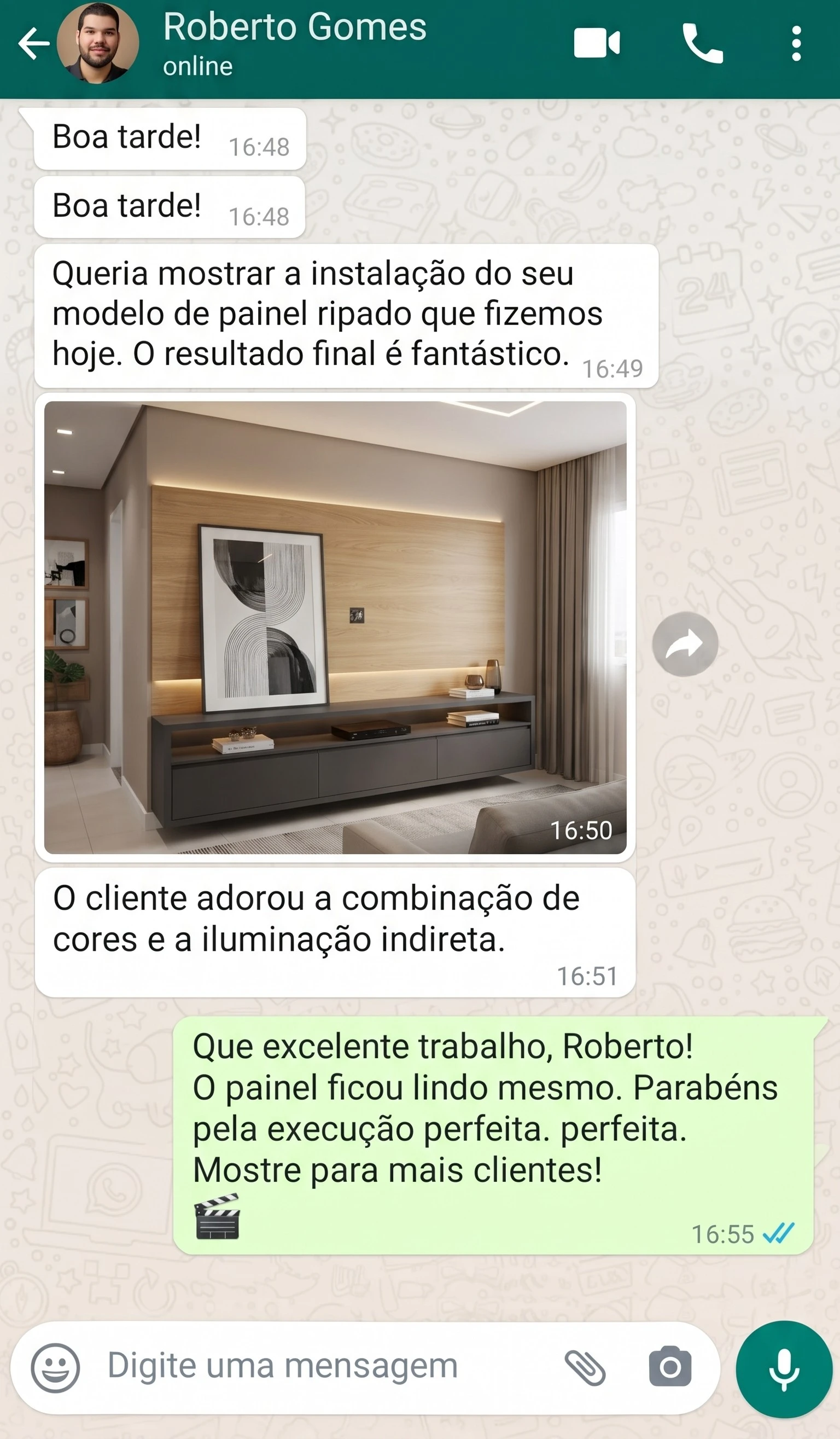 Depoimento de cliente sobre um projeto de cozinha